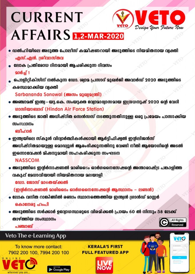 Current Affairs